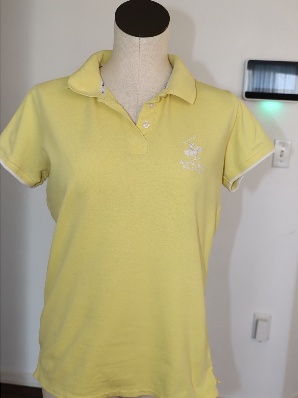 Beverly Hills Polo Club Yellow Polo Shirt